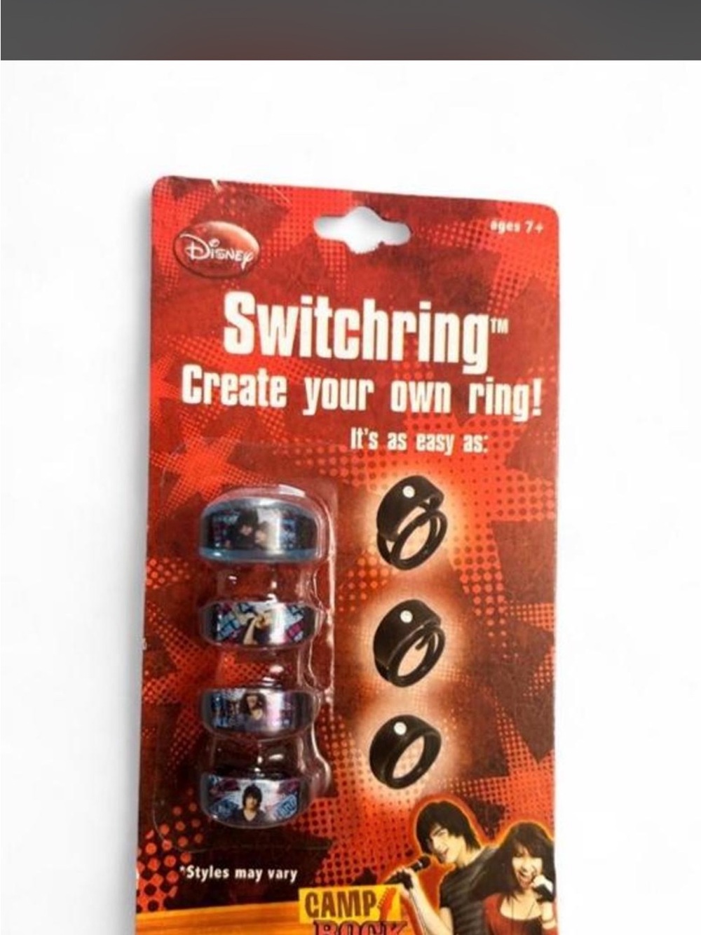 Disney Switchring Set - Red Packaging with Blue and Purple Accents